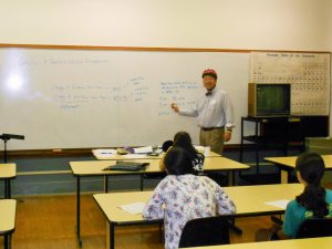 Day 1 - Dr. Wang teaching Calculus, a Gentle Introduction